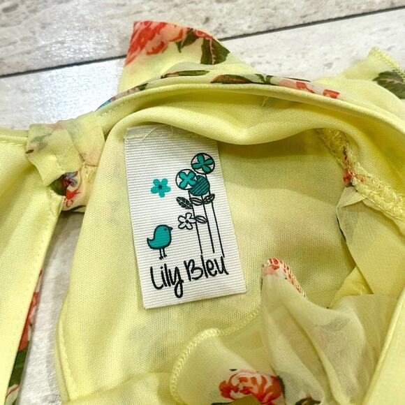 Lily Bleu Yellow Floral Dress - Picture 4 of 6